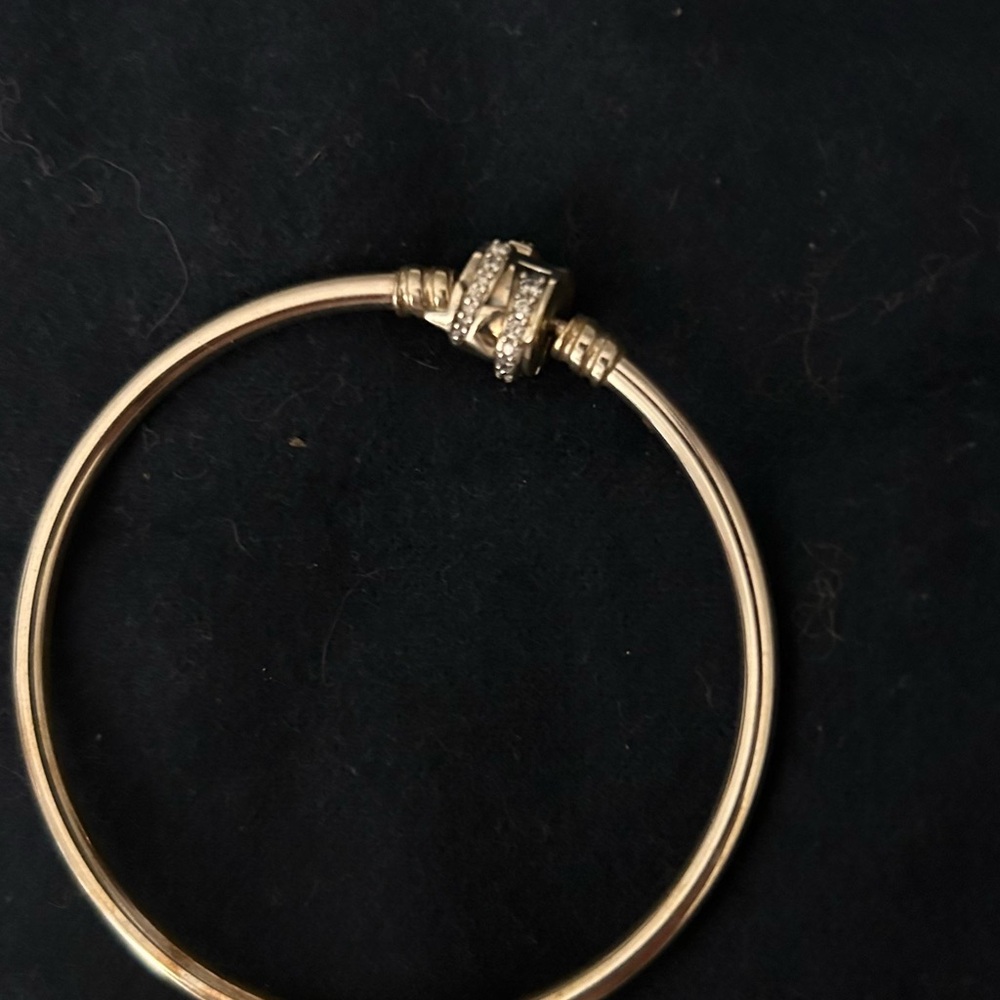 Elegant Silver Pandora Charm Bracelet